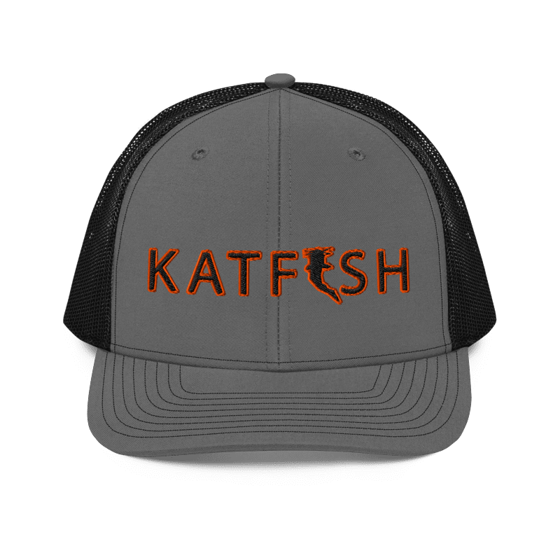 Classic KATFISH Neon Orange Border (Snapback)