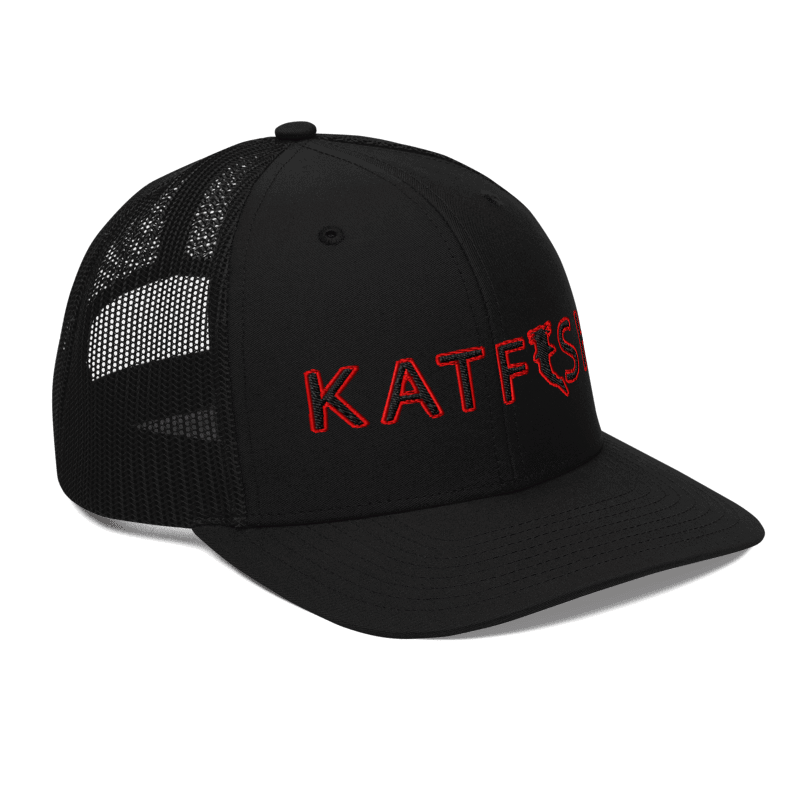 Classic KATFISH BLOOD RED Border (Snapback)