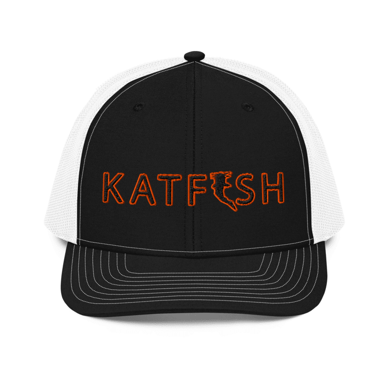 Classic KATFISH Neon Orange Border (Snapback)