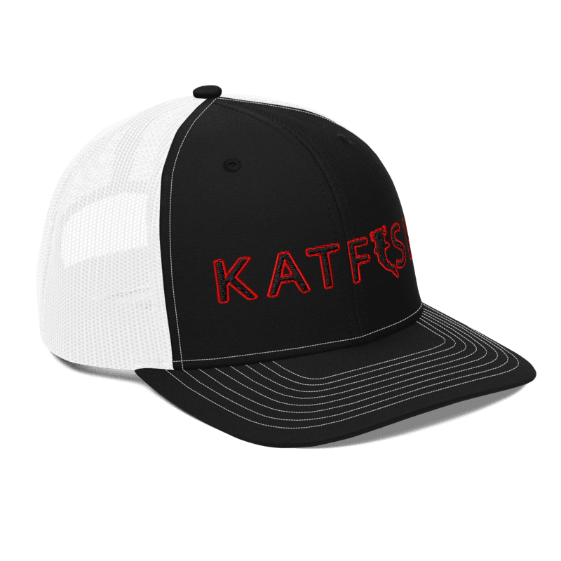 Classic KATFISH BLOOD RED Border (Snapback)