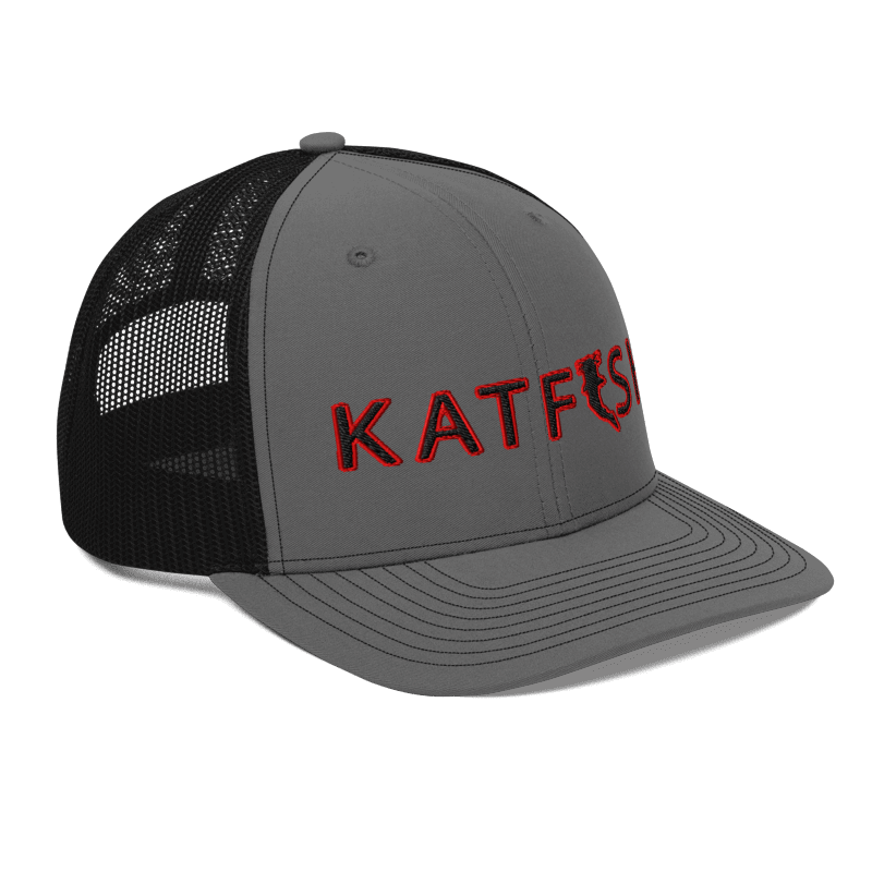 Classic KATFISH BLOOD RED Border (Snapback)