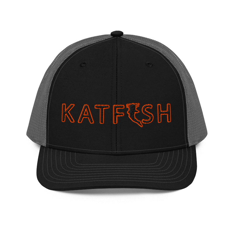 Classic KATFISH Neon Orange Border (Snapback)