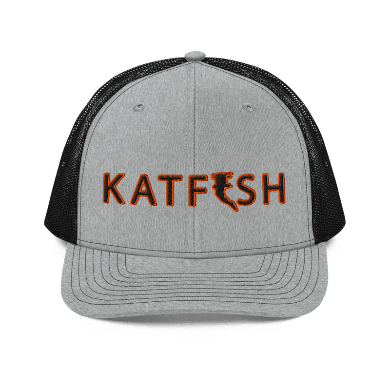 Classic KATFISH Neon Orange Border (Snapback)