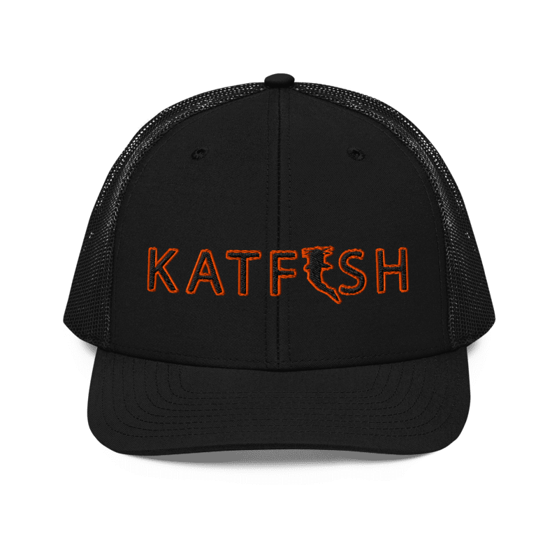 Classic KATFISH Neon Orange Border (Snapback)