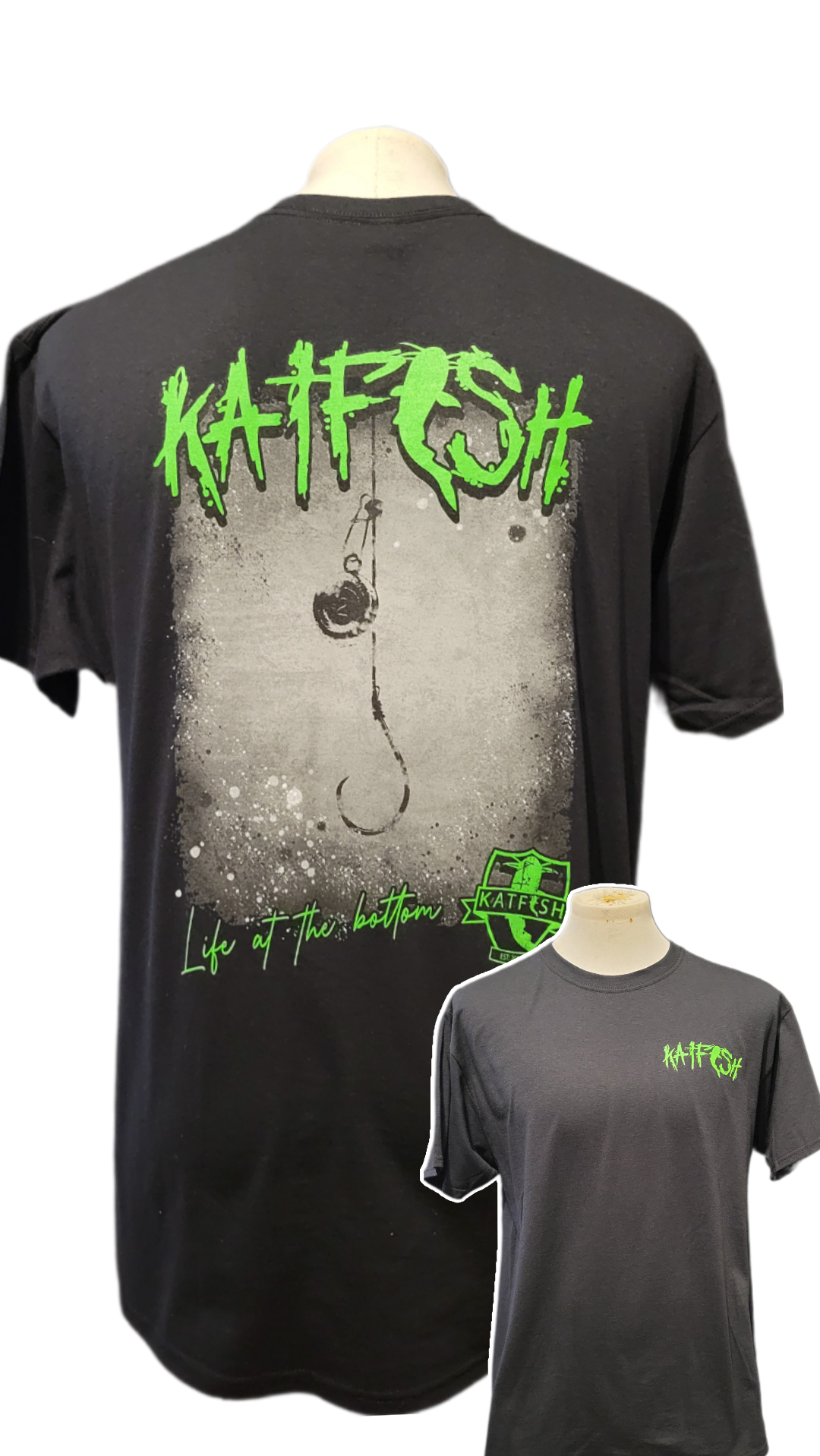 Life at THE BOTTOM Slime Green Tee-Shirt
