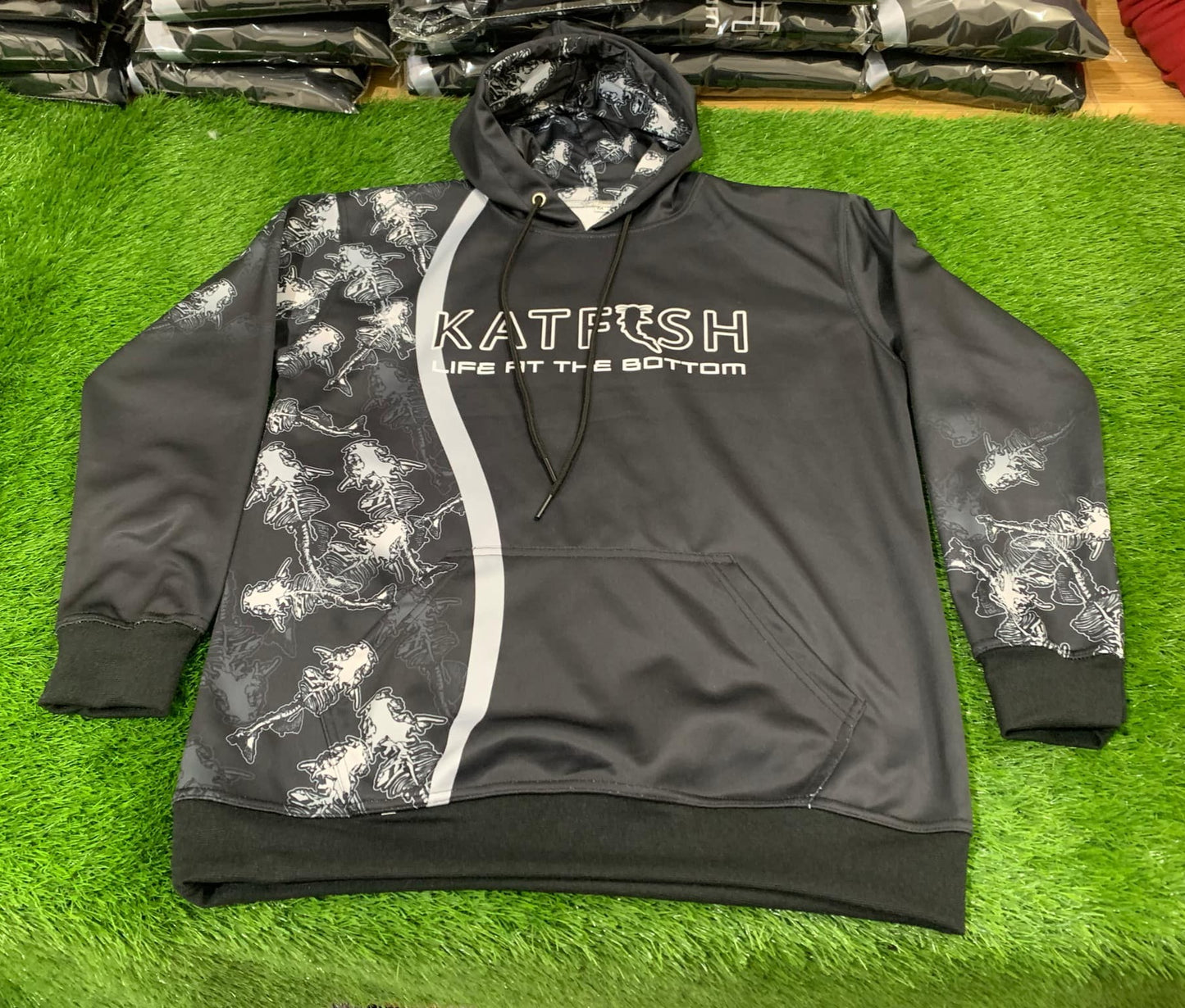 Smoke Skeleton Pro-Hoodie