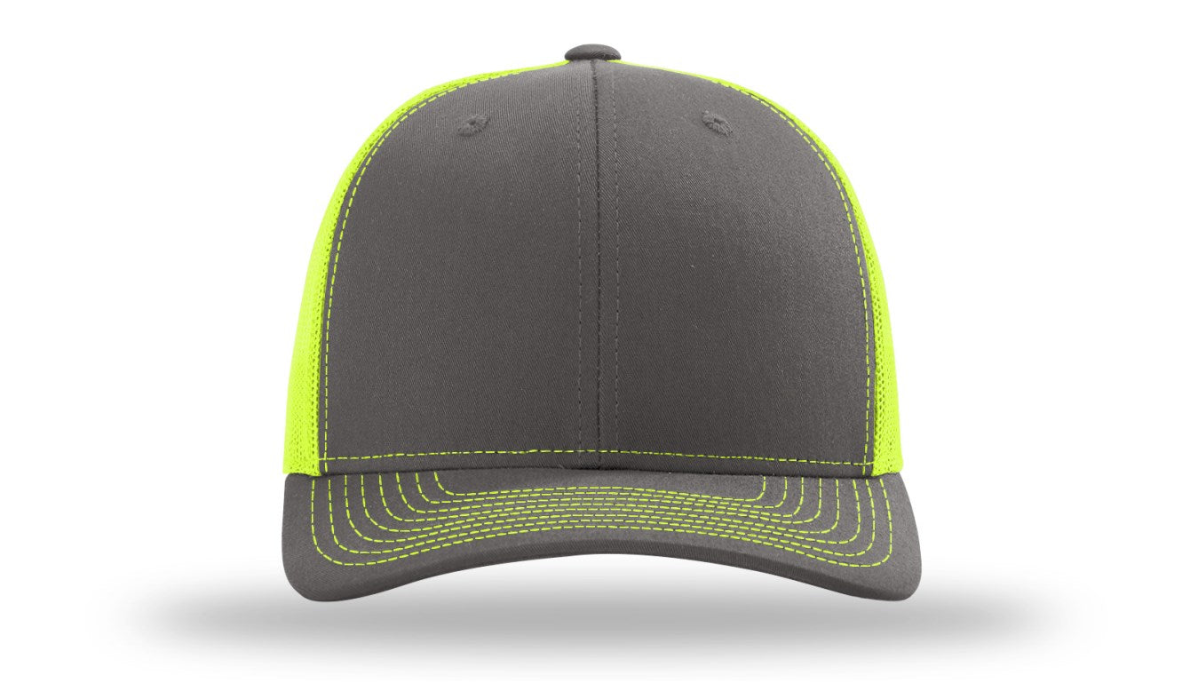 Trucker R112- Charcoal / Neon Yellow