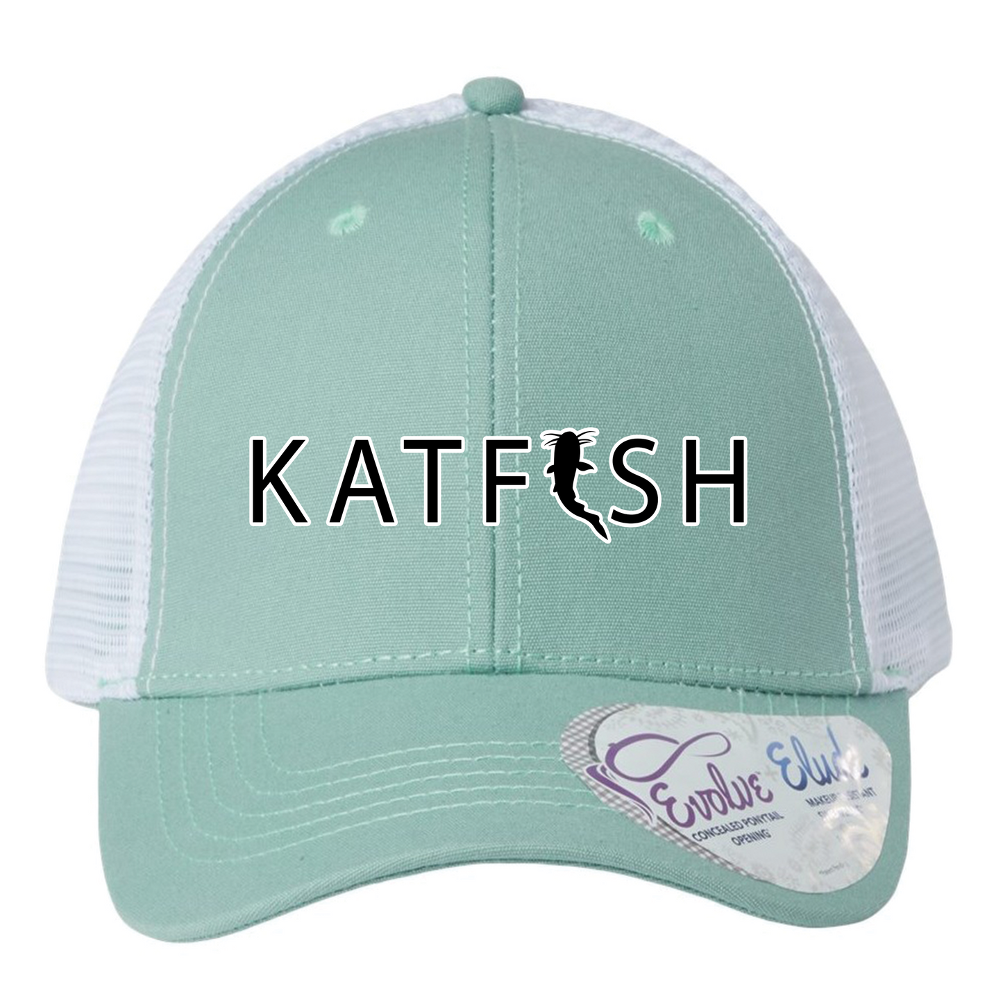 Modern Trucker Seafoam/White