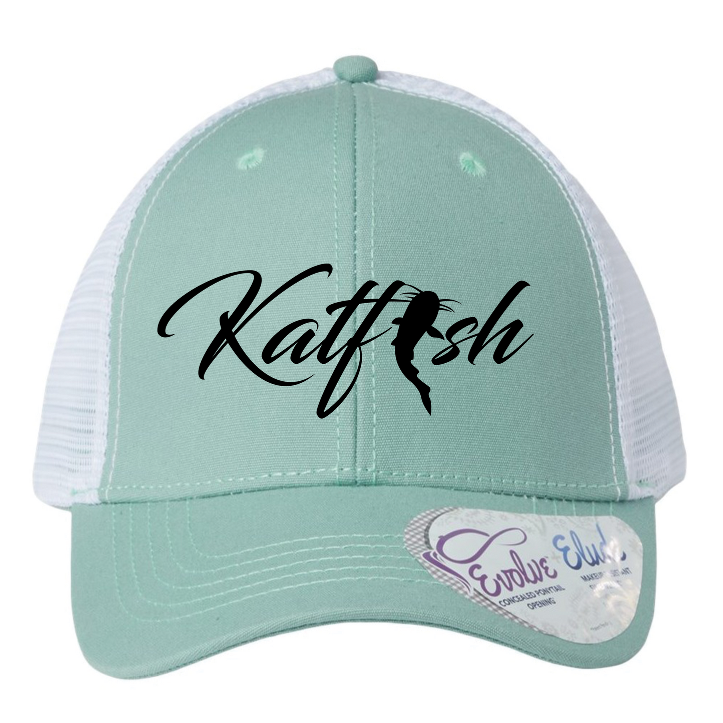 Modern Trucker Seafoam/White