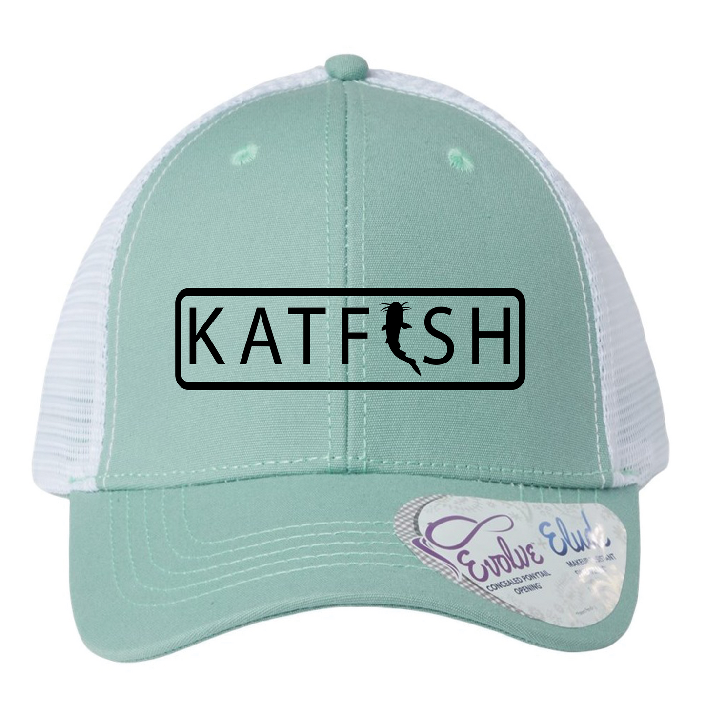 Modern Trucker Seafoam/White
