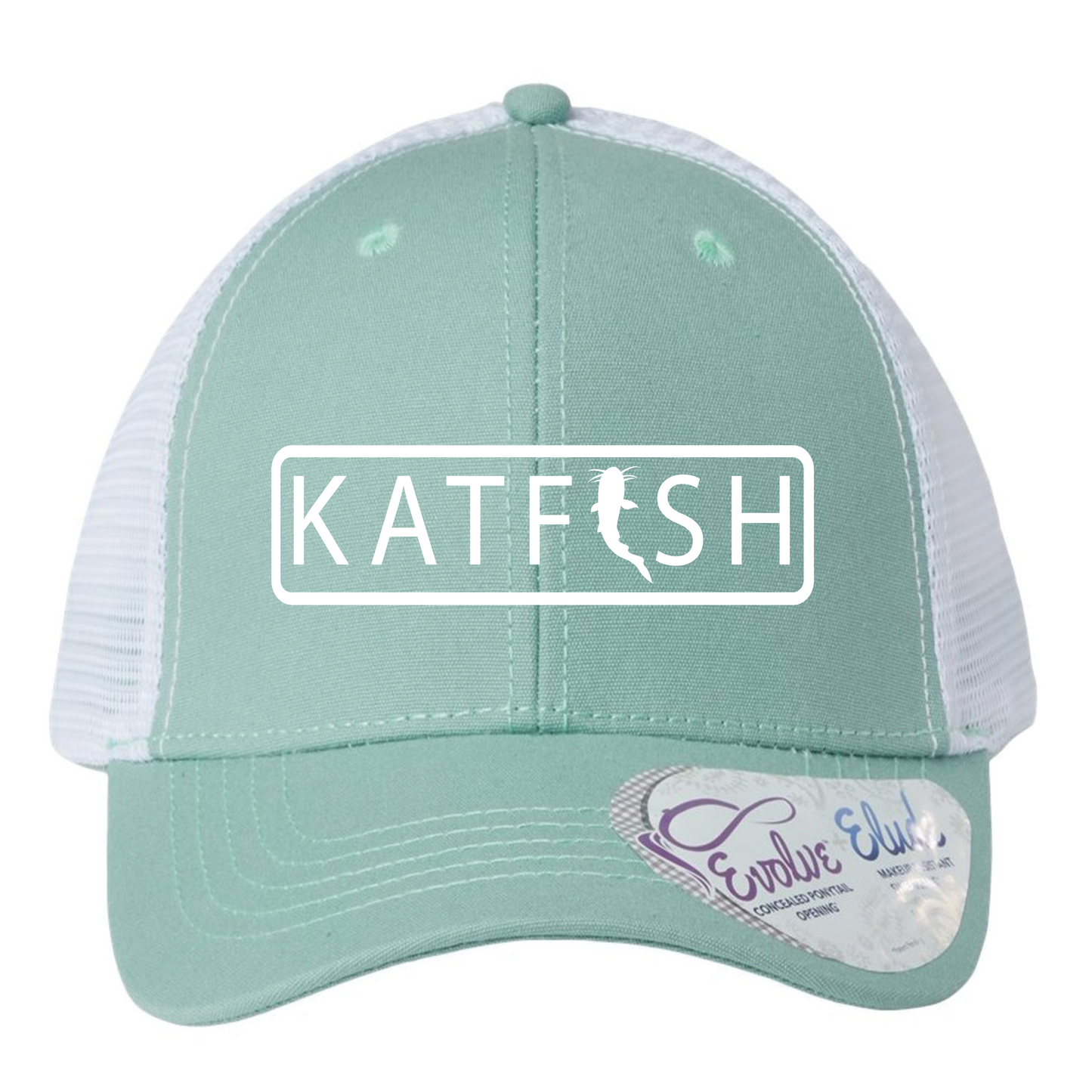 Modern Trucker Seafoam/White