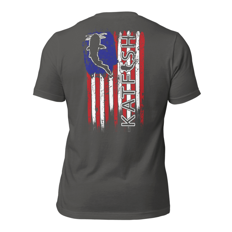 Thrashed Flag (Heather Grey) Tee-Shirt
