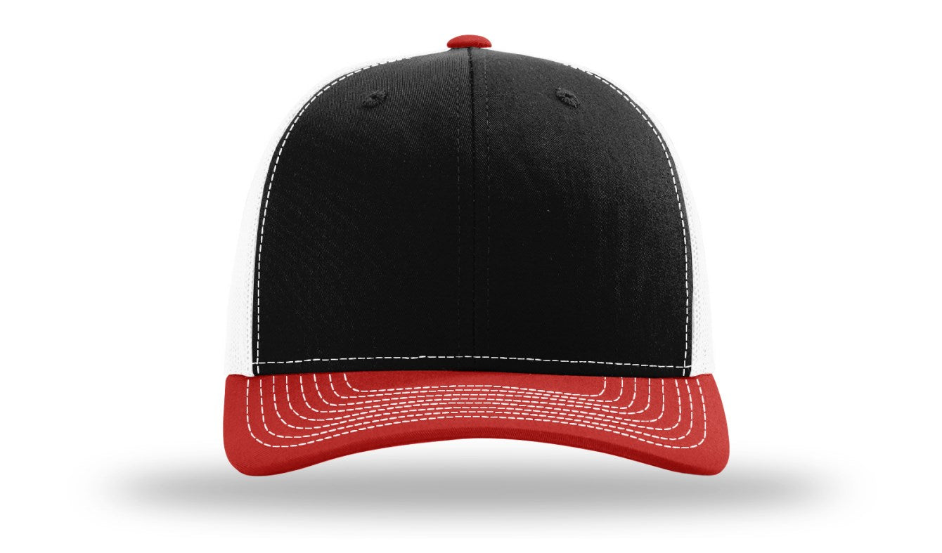 Trucker R112- Black / White / Red