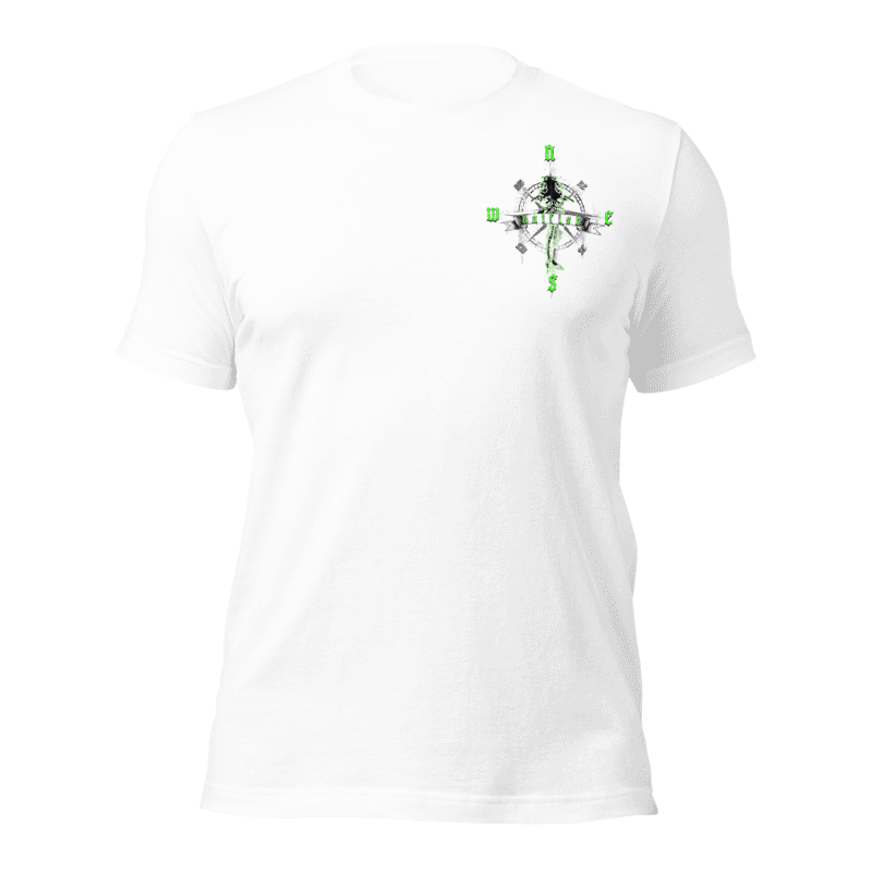 "Skeleton Compass" Tee-Shirts (Neon Green)