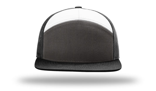 Trucker flat - Charcoal / Black / White