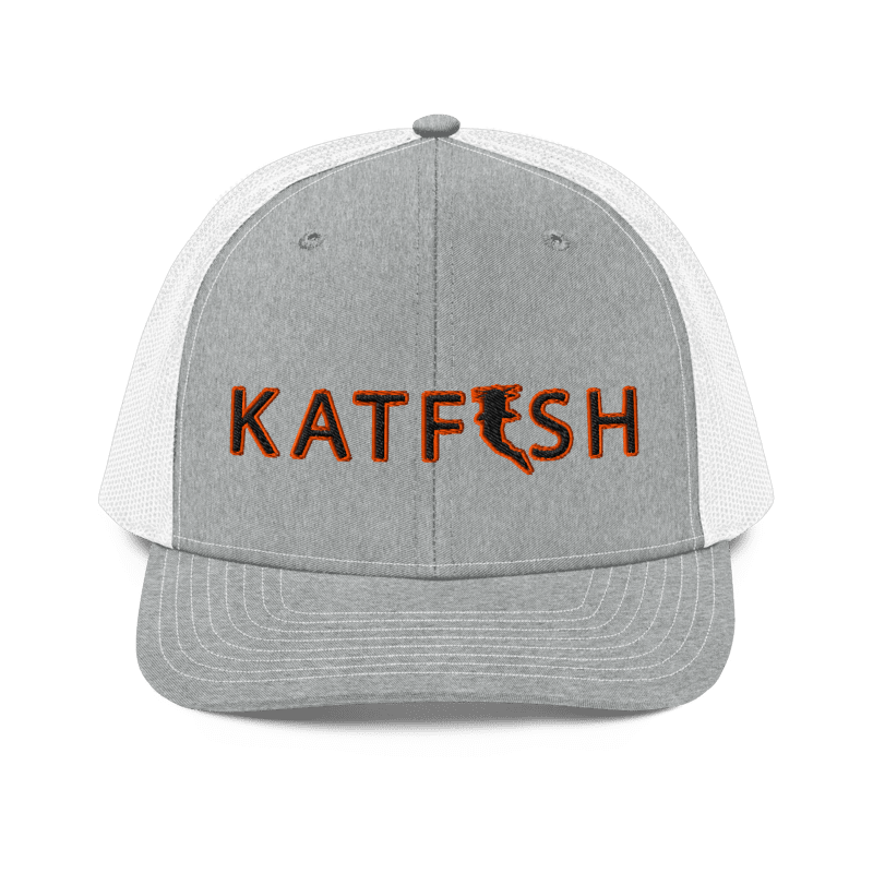 Classic KATFISH Neon Orange Border (Snapback)