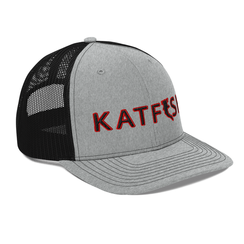 Classic KATFISH BLOOD RED Border (Snapback)