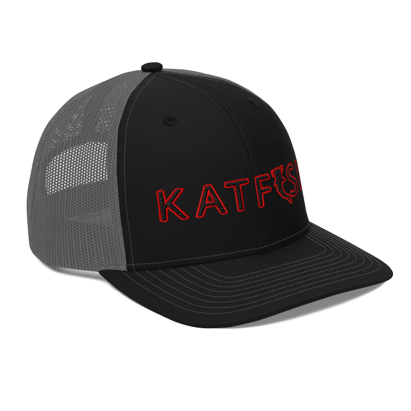 Classic KATFISH BLOOD RED Border (Snapback)