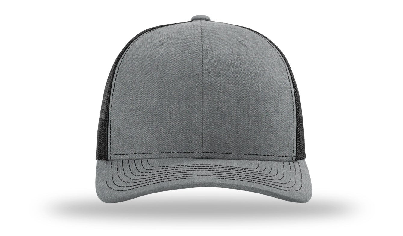Trucker R112- Heather Grey / Black