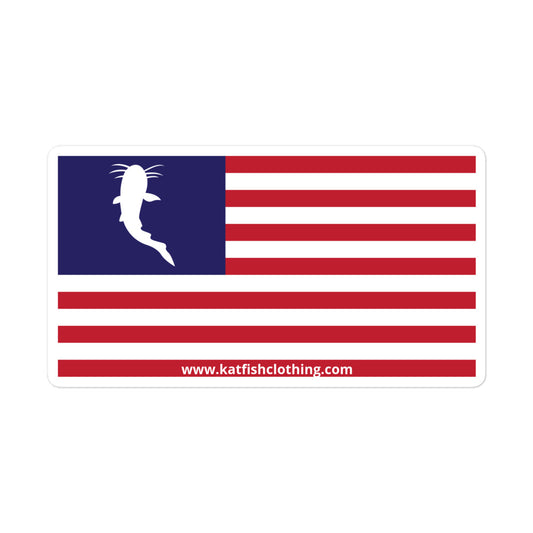 KATFISH FLAG DECAL 3.0" x 5.5"