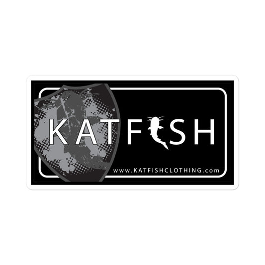 KATFISH BANNER DECAL 3.0" x 5.5"