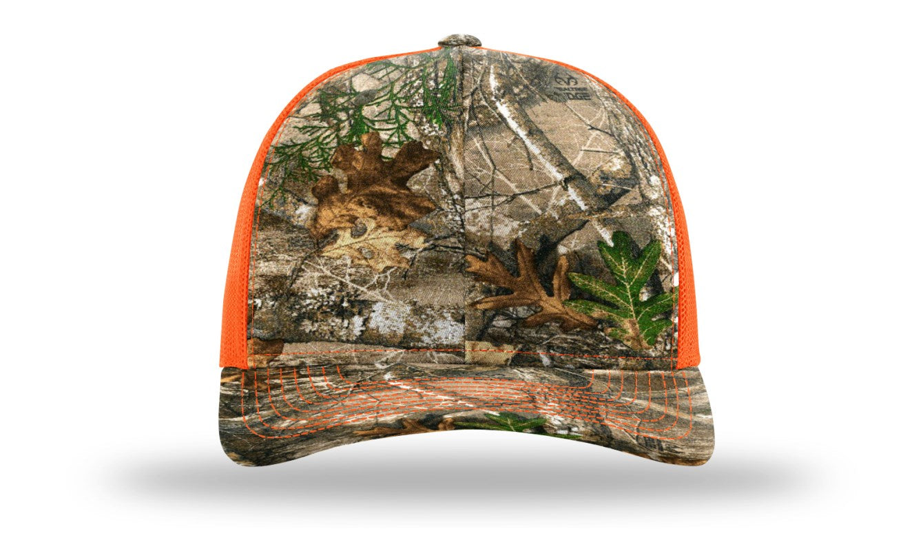 Trucker R112- Realtree Edge / Neon Orange