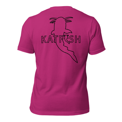 "KATFISH Outline" Tee Shirts (Black Logo)