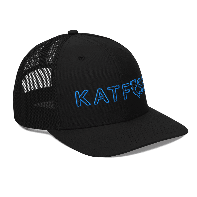 Classic KATFISH Car. Blue Border (Snapback)