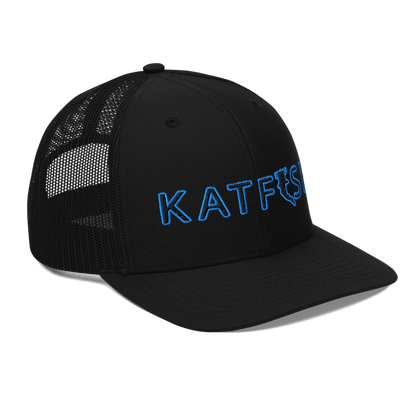 Classic KATFISH Car. Blue Border (Snapback)
