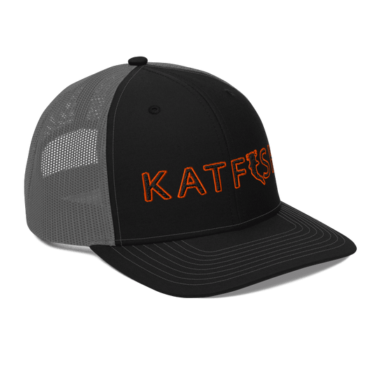 Classic KATFISH Neon Orange Border (Snapback)