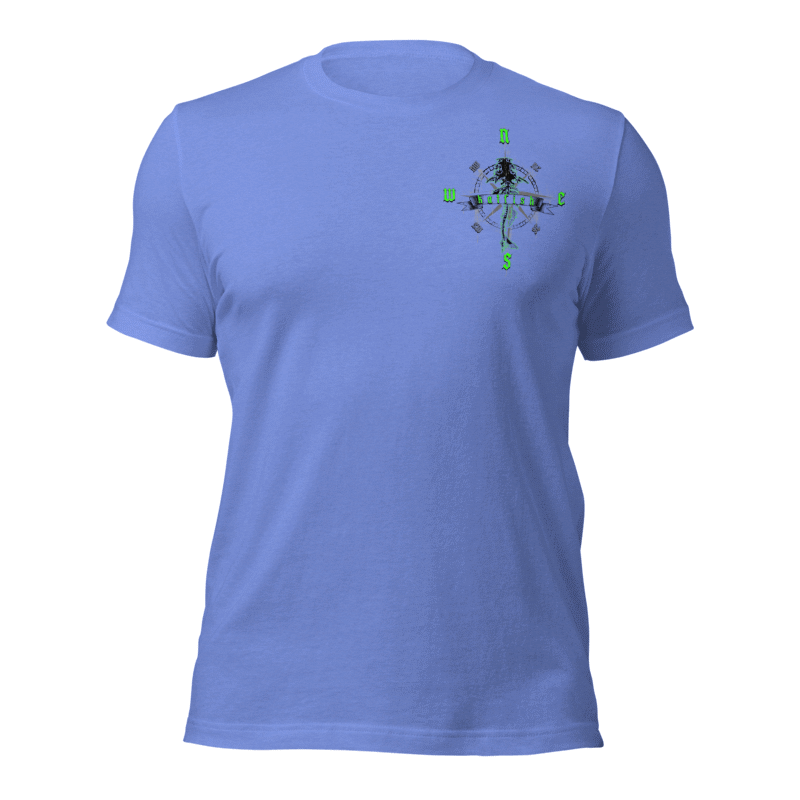 "Skeleton Compass" Tee-Shirts (Neon Green)
