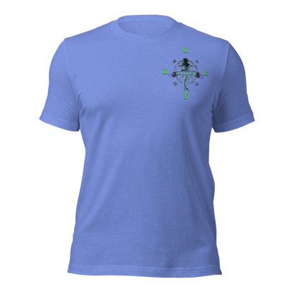 "Skeleton Compass" Tee-Shirts (Neon Green)