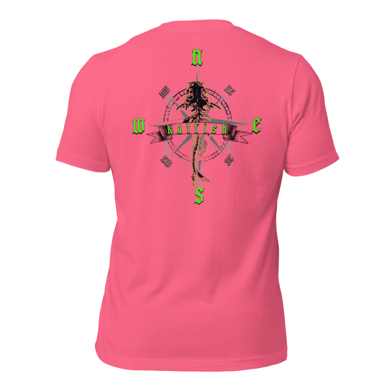 "Skeleton Compass" Tee-Shirts (Neon Green)
