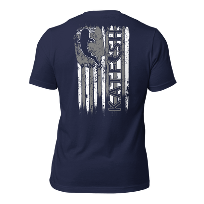 Thrashed Flag Tee-Shirt (White Logo)