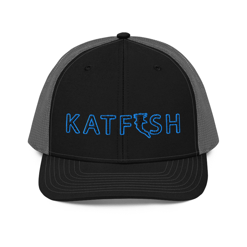Classic KATFISH Car. Blue Border (Snapback)