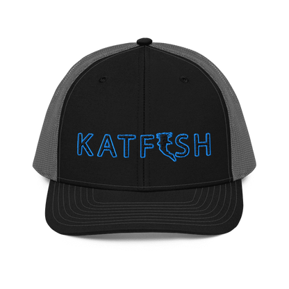 Classic KATFISH Car. Blue Border (Snapback)