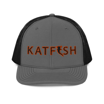 Classic KATFISH Neon Orange Border (Snapback)