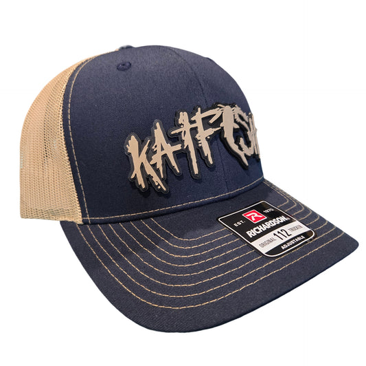 PVC Graffiti Patch (Navy/Khaki) Snapback