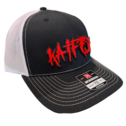 PVC Graffiti RED Patch (Black/White) Snapback