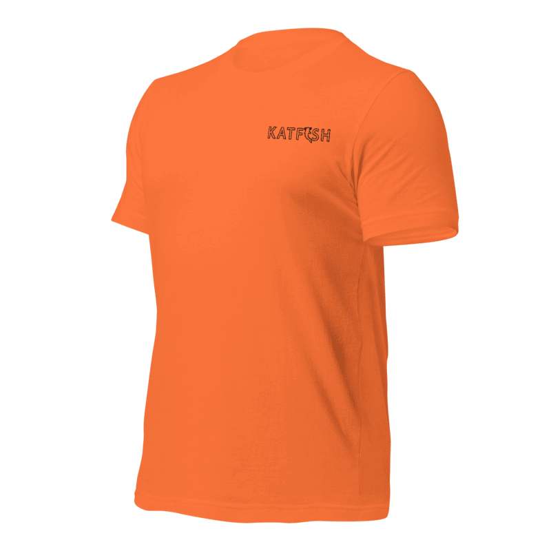 "WISHIN' I WAS CATFISHIN" Tee-Shirts (Black Logo)