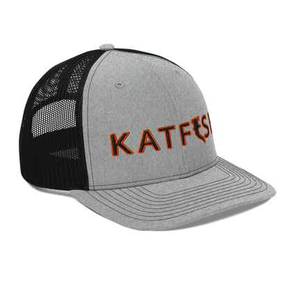 Classic KATFISH Neon Orange Border (Snapback)