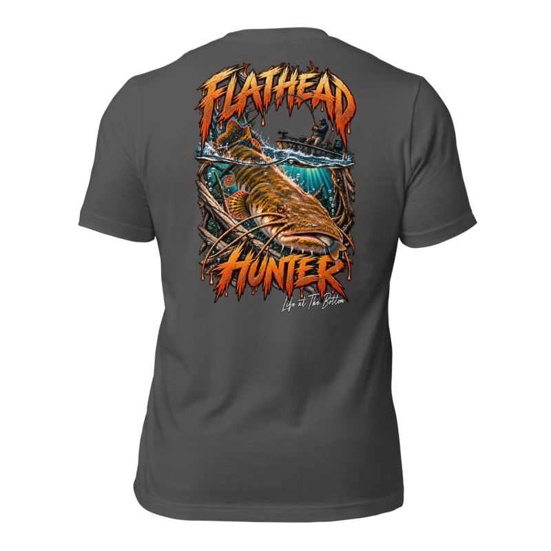 "FLATHEAD Hunter" Catfishing Tee-Shirts