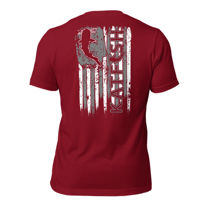 Thrashed Flag Tee-Shirt (White Logo)