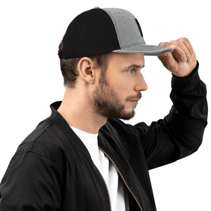 Simple Embroidered BnW (Snapback)
