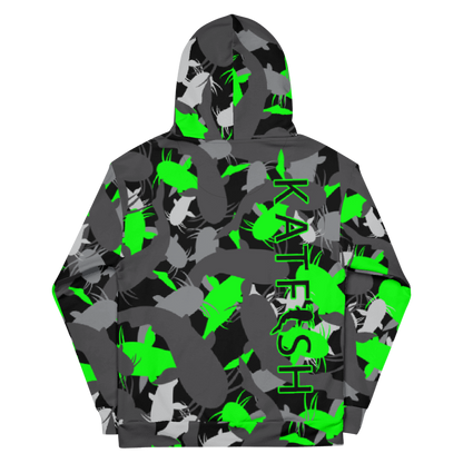 Pre-ORDER NEON GREEN ALL-OVER KAMO Hoodie