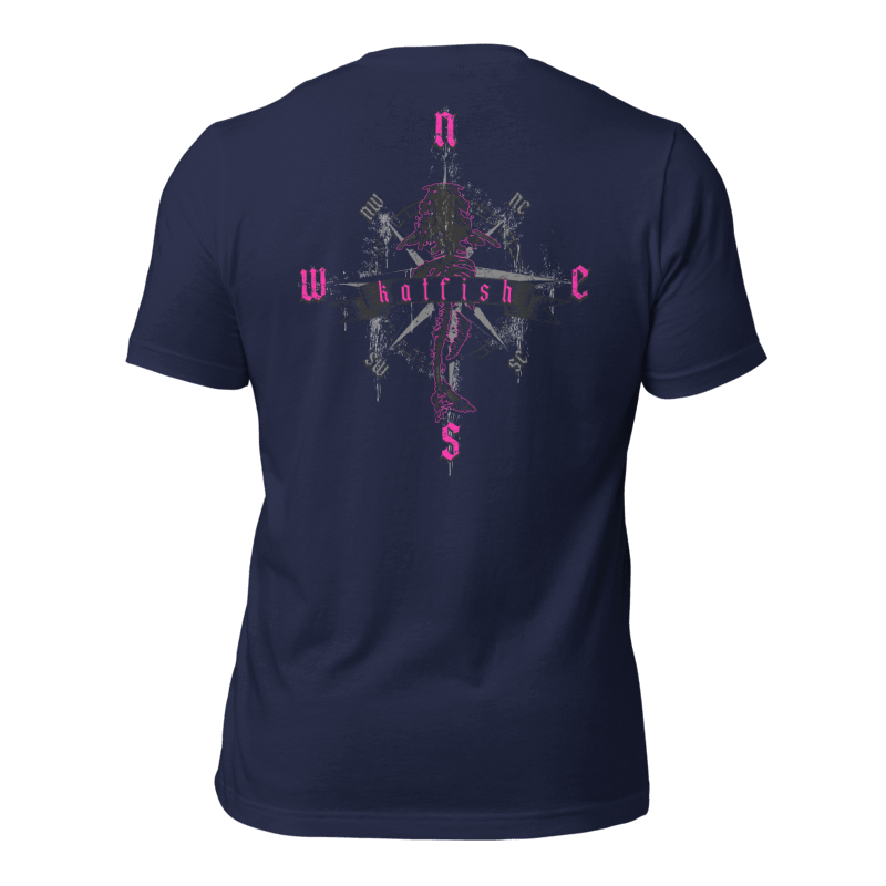 "Skeleton Compass" Tee-Shirts (Neon Pink)