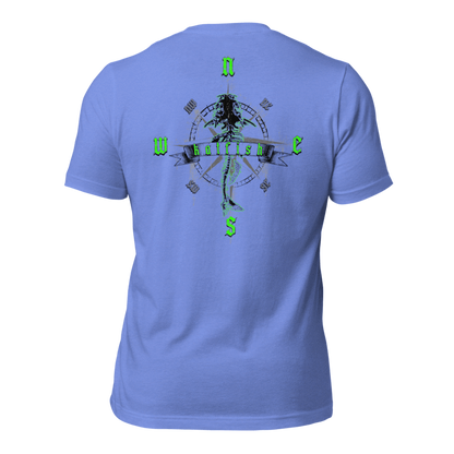 "Skeleton Compass" Tee-Shirts (Neon Green)