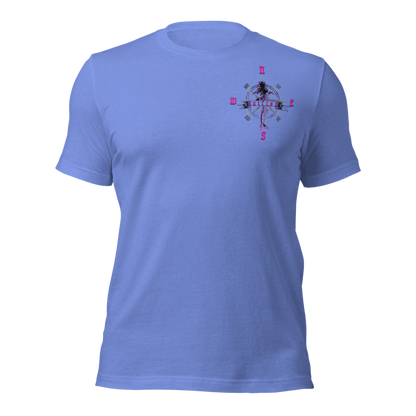 "Skeleton Compass" Tee-Shirts (Neon Pink)