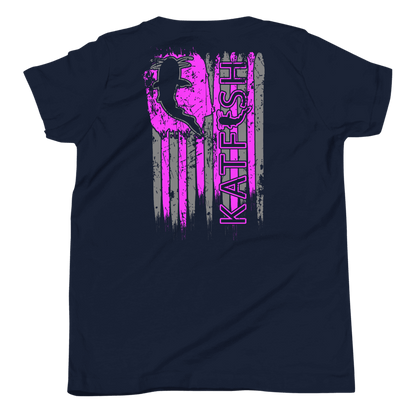 "Patriot Neon Pink" Youth Tee