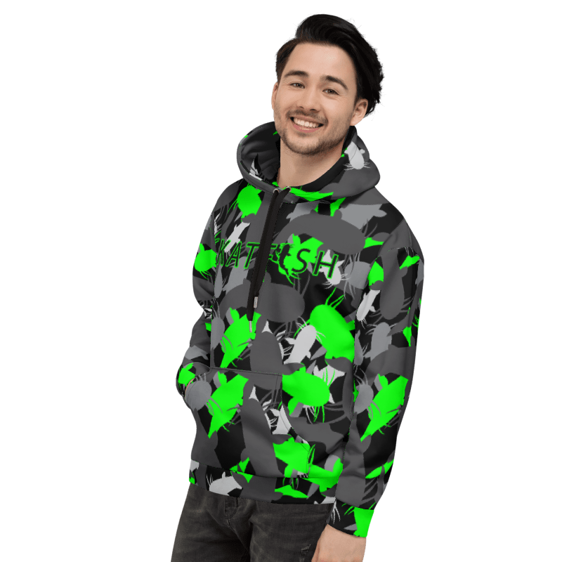 Pre-ORDER NEON GREEN ALL-OVER KAMO Hoodie